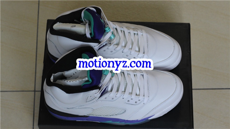 Authentic Air Jordan 5 Retro Grapes